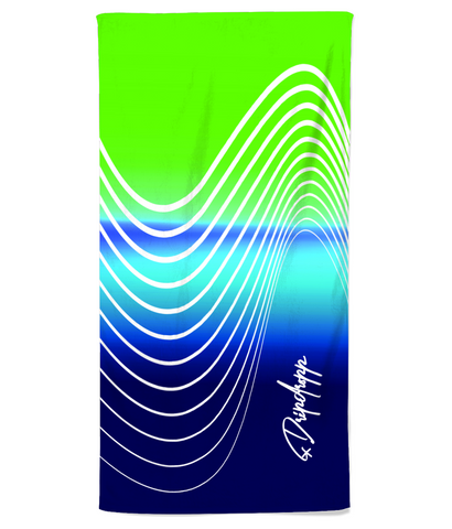 Ombre Dripdropp One Beach Towel