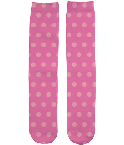 Pink Polka Dot Socks