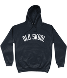 Old Skool White Ddent Hoodie