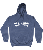 Old Skool White Ddent Hoodie