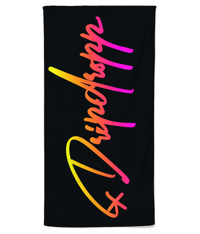 Dripdropp logo Ombre Beach Towel