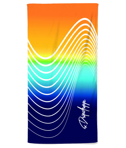 Ombre Dripdropp Three Beach Towel